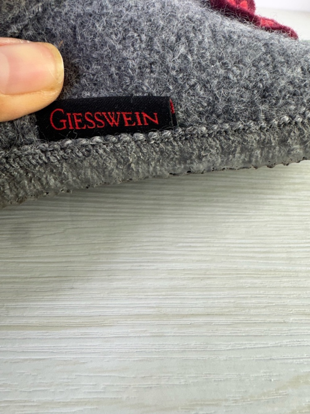 Giesswein Angela (Schiefer) Women’s Slippers size 38 - Picture 4 of 7